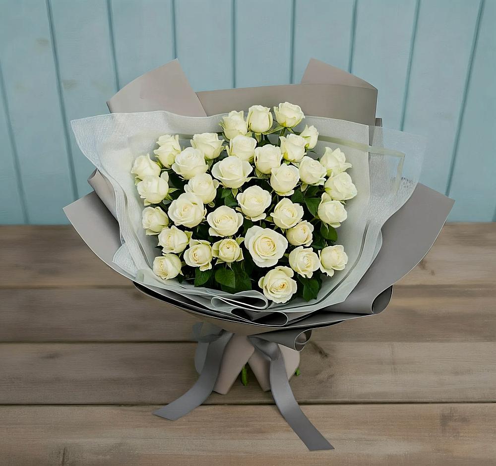 Букет Белоснежная нежность в Яжелбицы