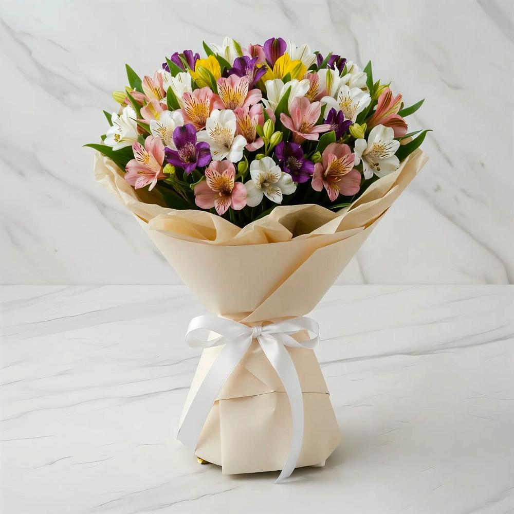 Букет цветов из: Альстромерии в Яжелбицы