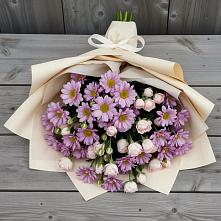 Букет цветов из:  Розы и Хризантемы в Яжелбицы