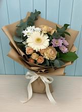 Букет цветов из:  Герберы и Хризантемы в Яжелбицы