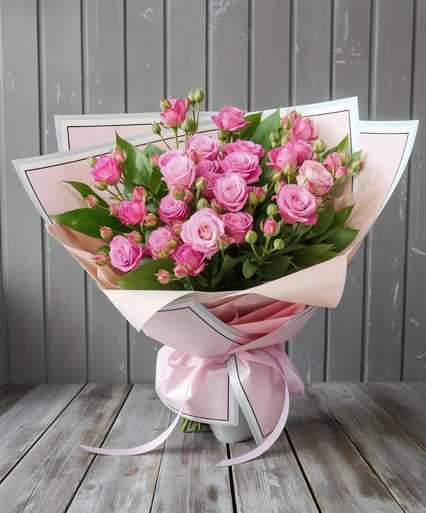 Букет Розовый кустик в Яжелбицы