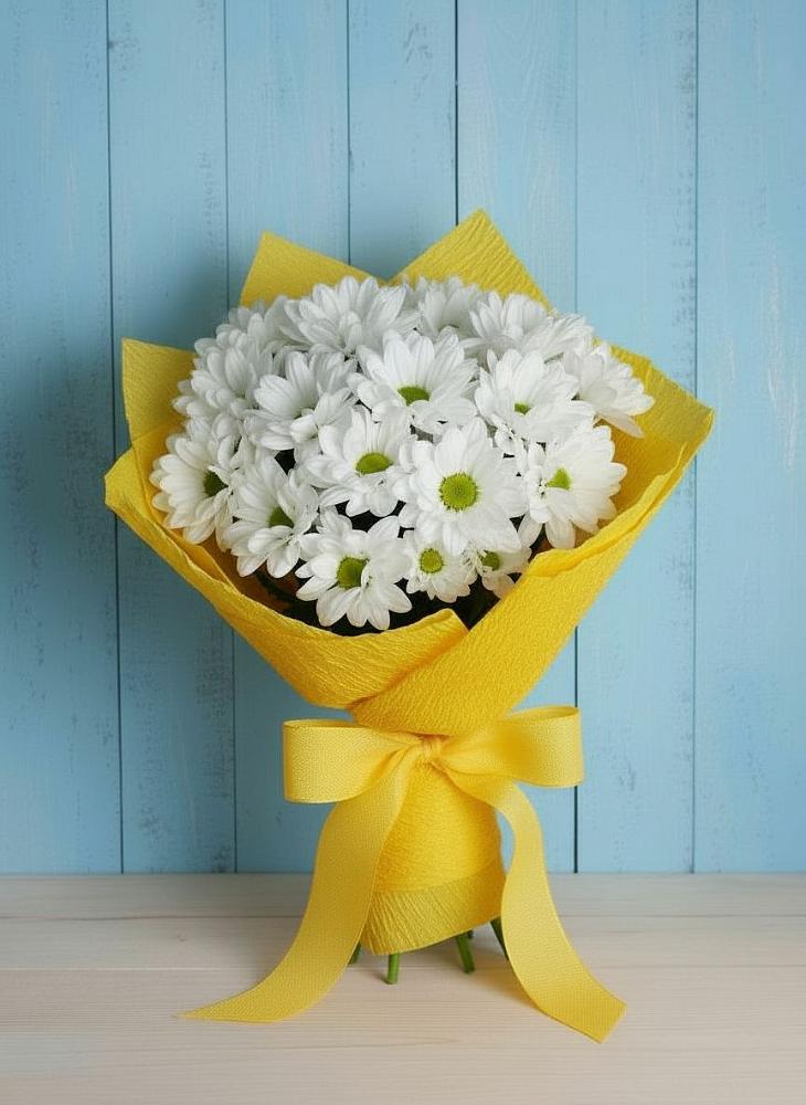 Букет цветов из: Хризантемы в Яжелбицы