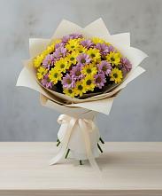 Букет цветов из:  Хризантемы в Яжелбицы